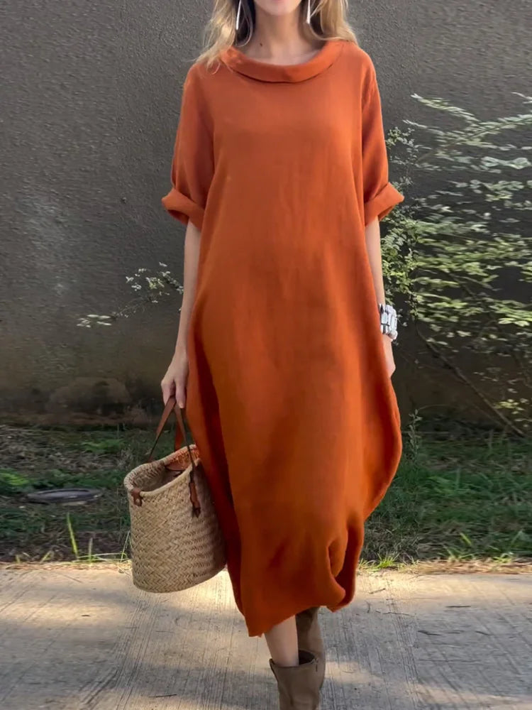 Chamsey | Women’s Casual Solid Color Dress