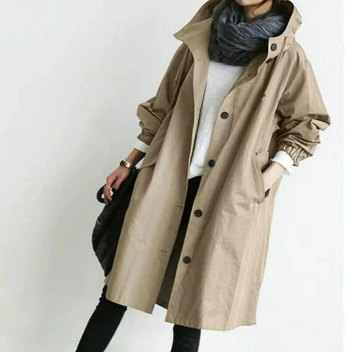 Nerys | Elegant and Water-Repellent Trench Coat