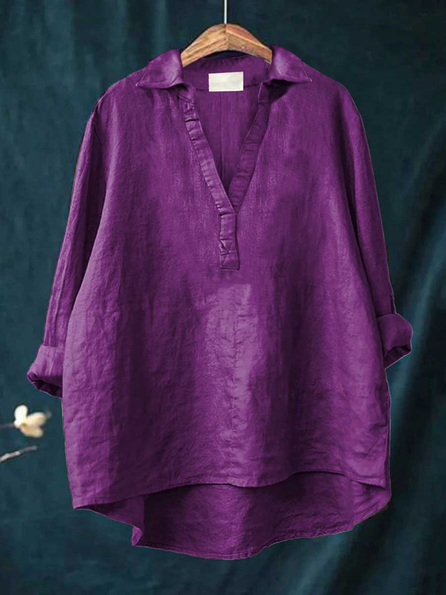 Andréa | Elegant Natural Blouse