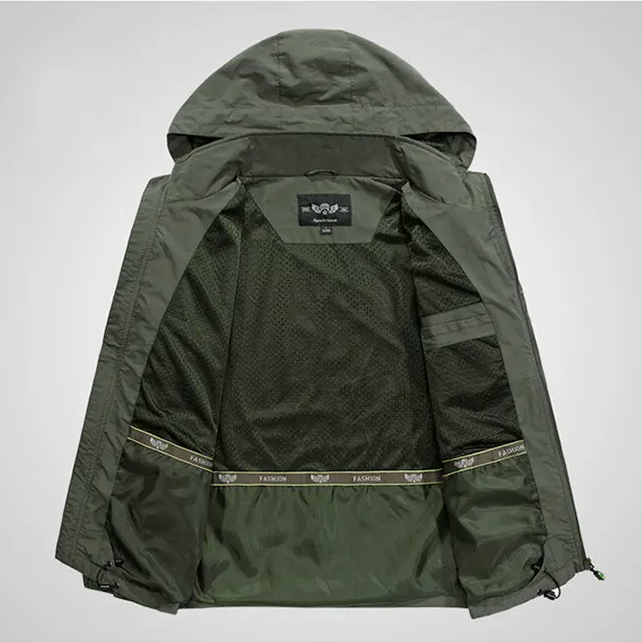Zack Jacket Zack™ | Casual Windbreaker Hooded Soft Shell Jackets – Abbey London