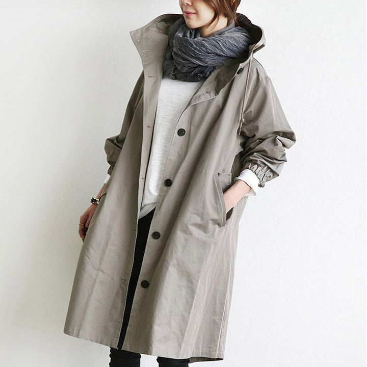 Nerys | Elegant and Water-Repellent Trench Coat