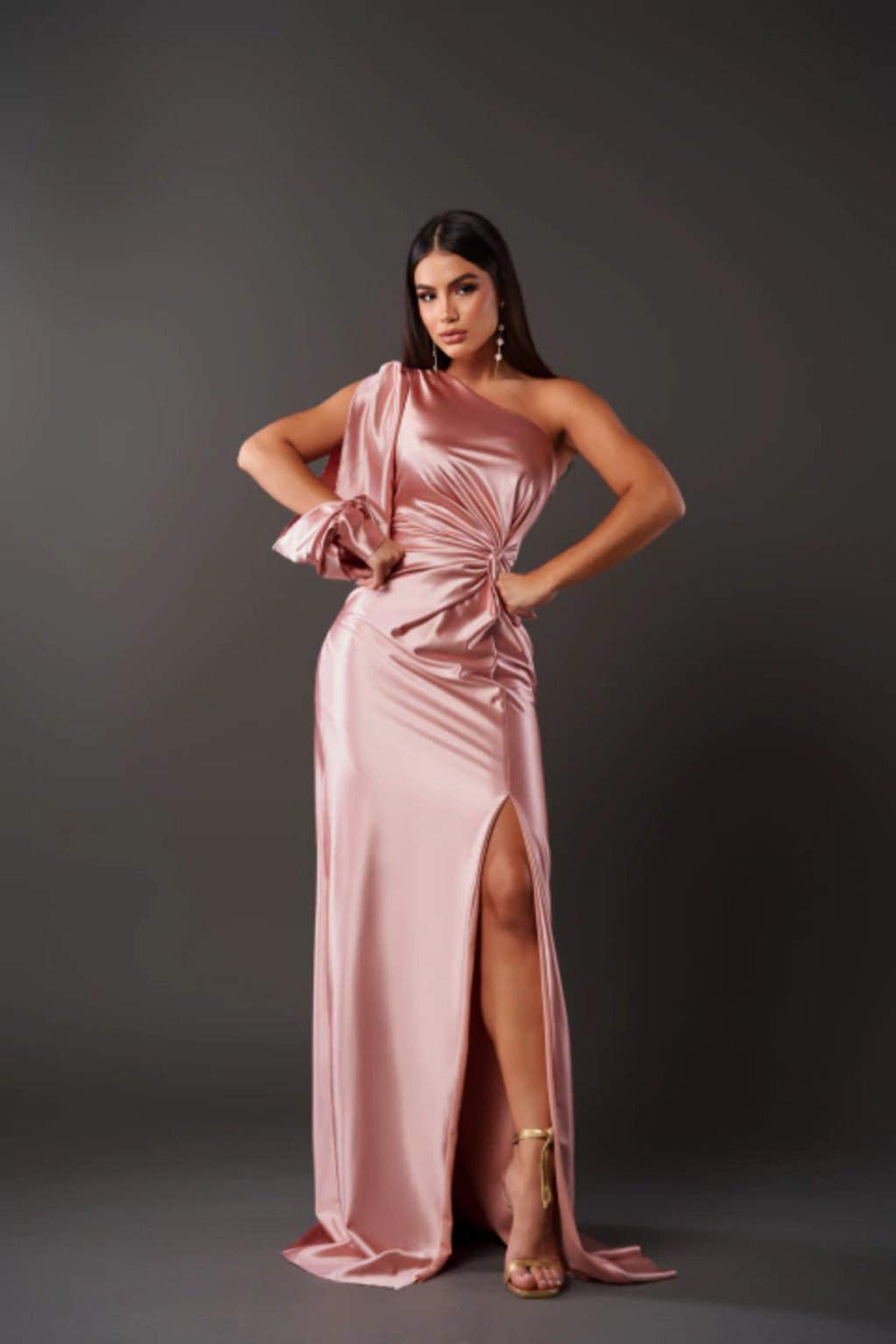 Mabel | Long Skirt Slit Dress