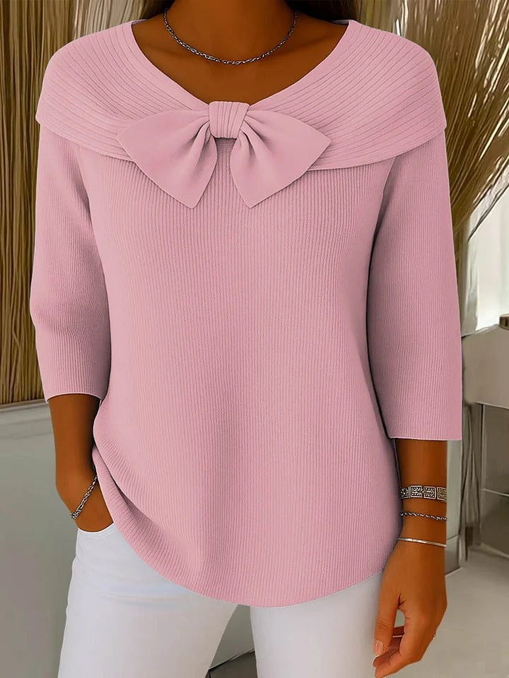 Amoura | Bow Neck Elegant Blouse