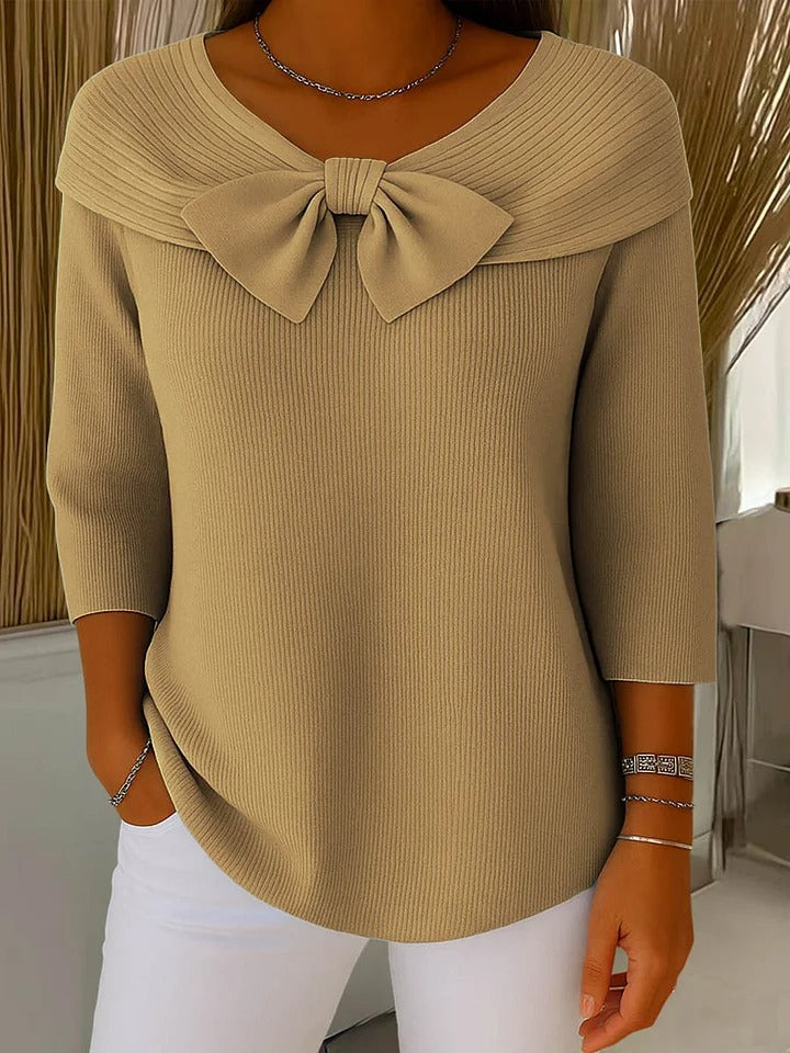 Amoura | Bow Neck Elegant Blouse