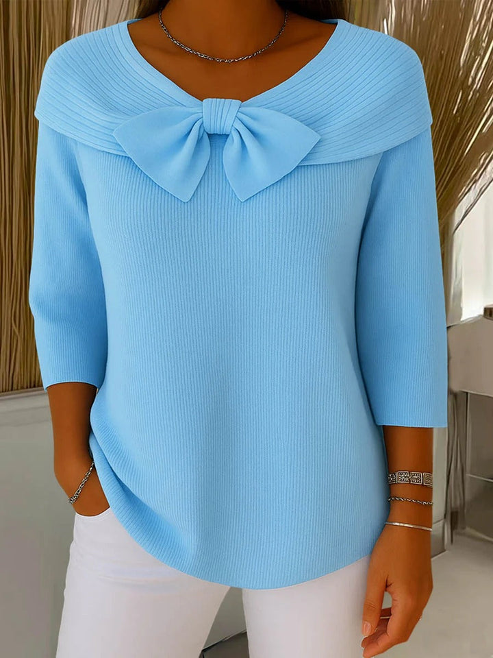 Amoura | Bow Neck Elegant Blouse