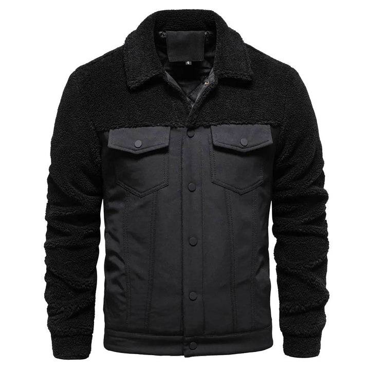 Godfrey™ | Fleece-Lined Sherpa Patchwork Jacket