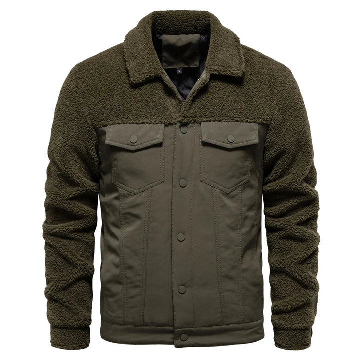 Godfrey™ | Fleece-Lined Sherpa Patchwork Jacket