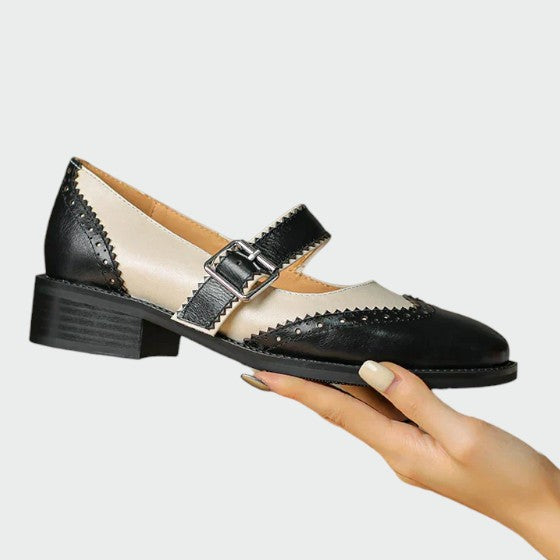 Olivia™ | Leather Mary Jane Shoes