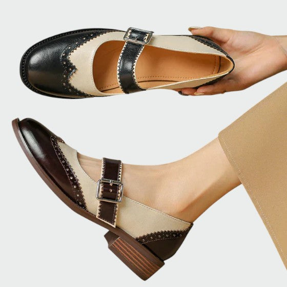 Olivia™ | Leather Mary Jane Shoes