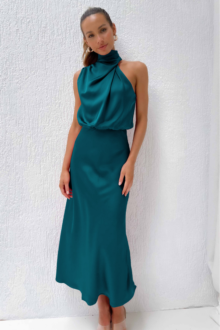 Alma | Halter Neck Dress
