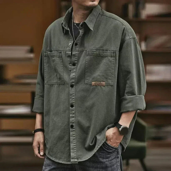 Damian™ | Retro Style Oversized Overshirt