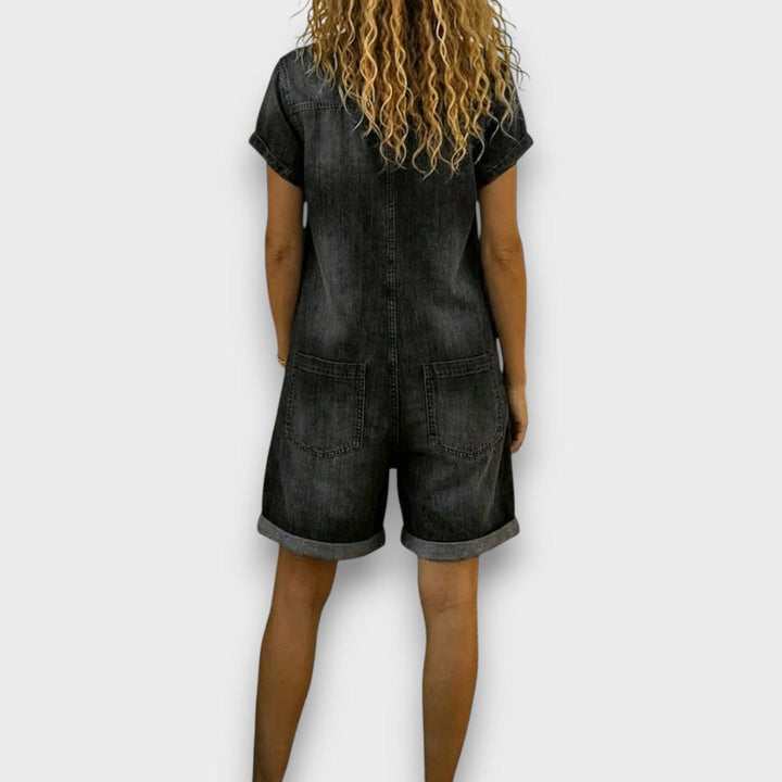 Saylor | Soft Denim Playsuit