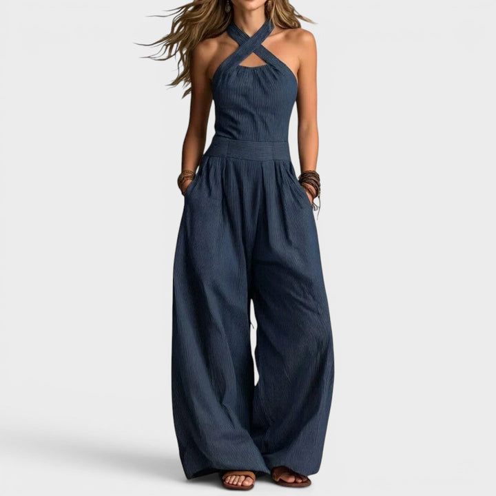 Flavie | Elegant Wrap Jumpsuit