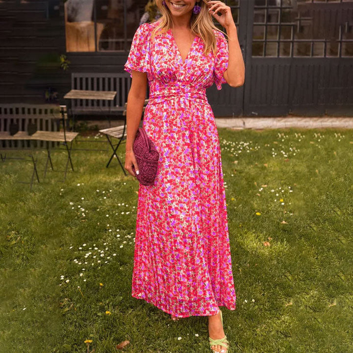 Amelia | Classic V-Neck Dress
