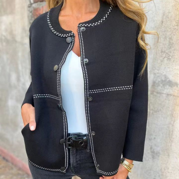 Fia | Cardigan with Button Placket