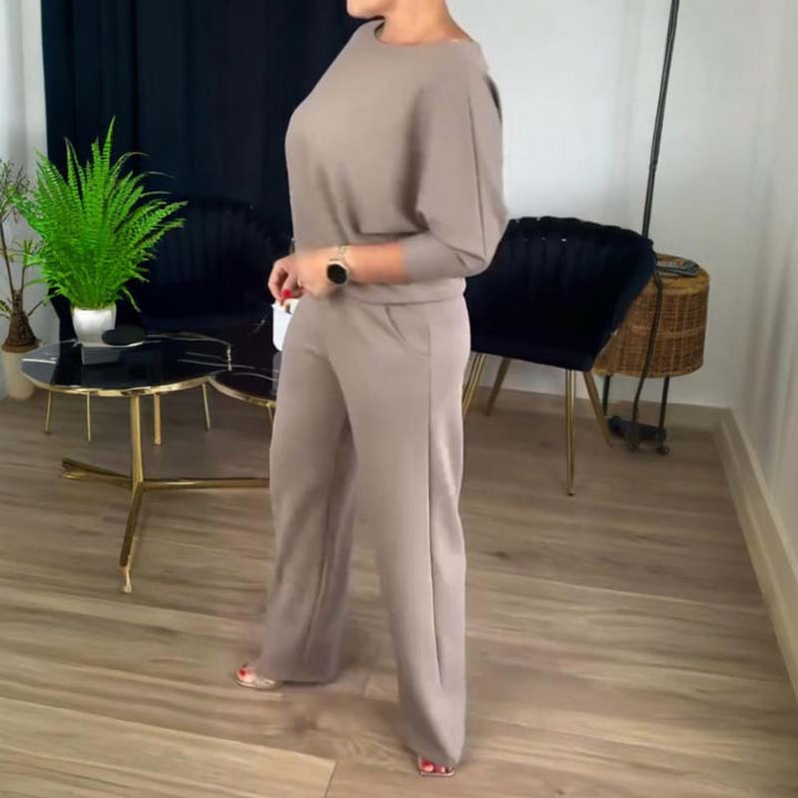 Mazie | Elegant Long Cardigan & Top & Pants 3-Piece Set