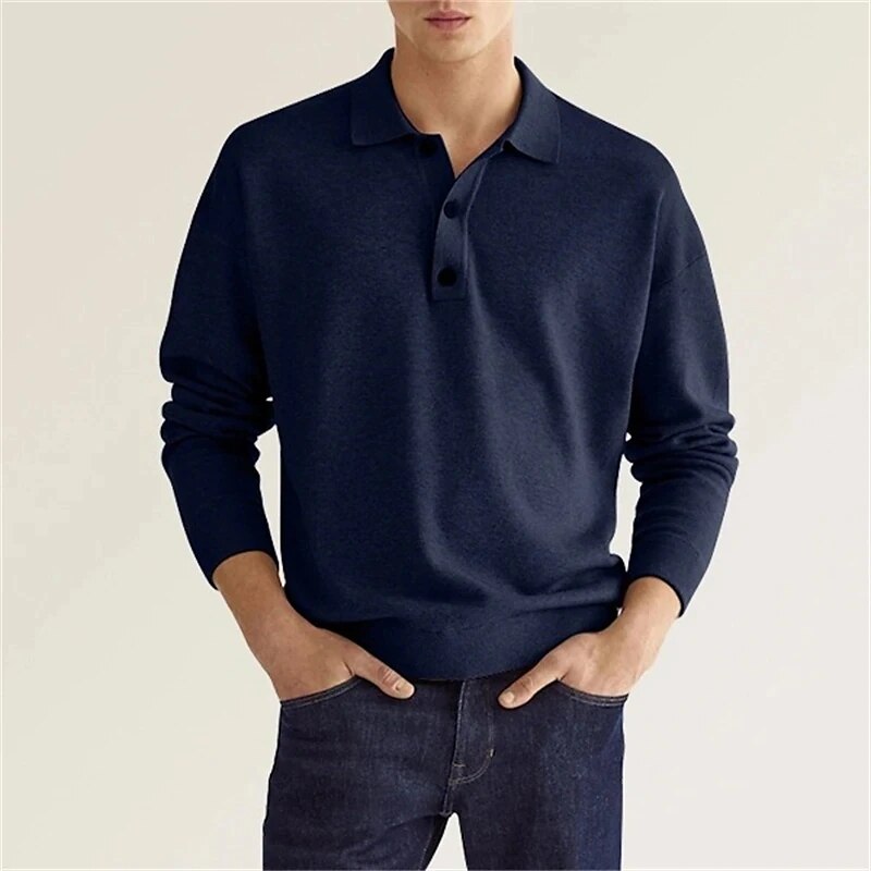 Kayden™ | Long Sleeve Polo Shirt