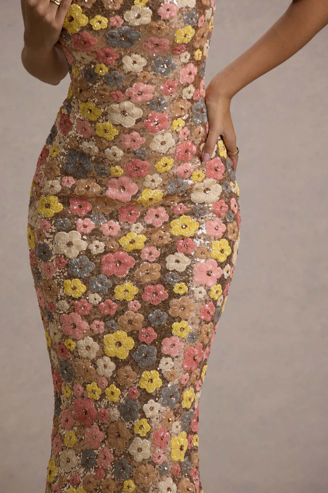 Barbara | Elegant Casual Floral Maxi Dress