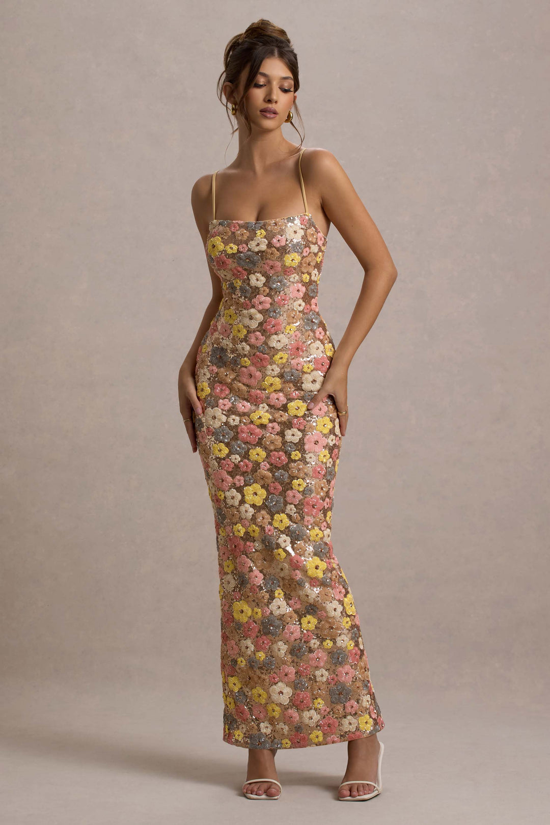 Barbara | Elegant Casual Floral Maxi Dress