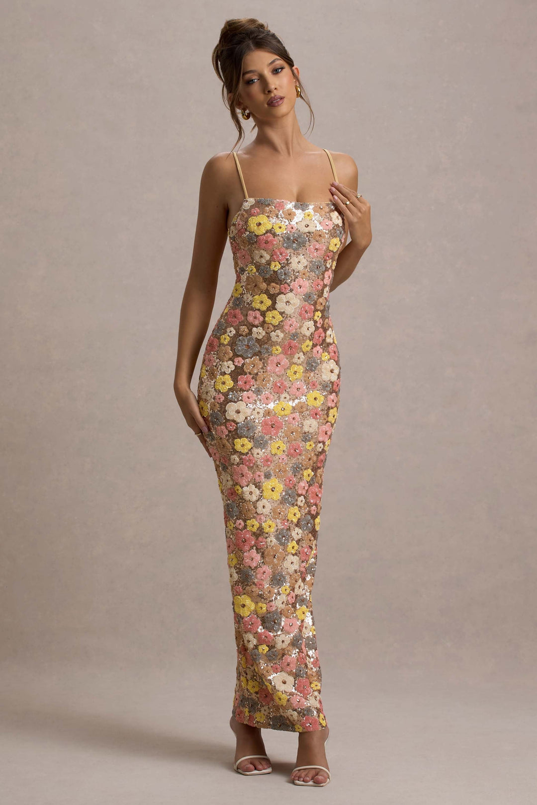 Barbara | Elegant Casual Floral Maxi Dress