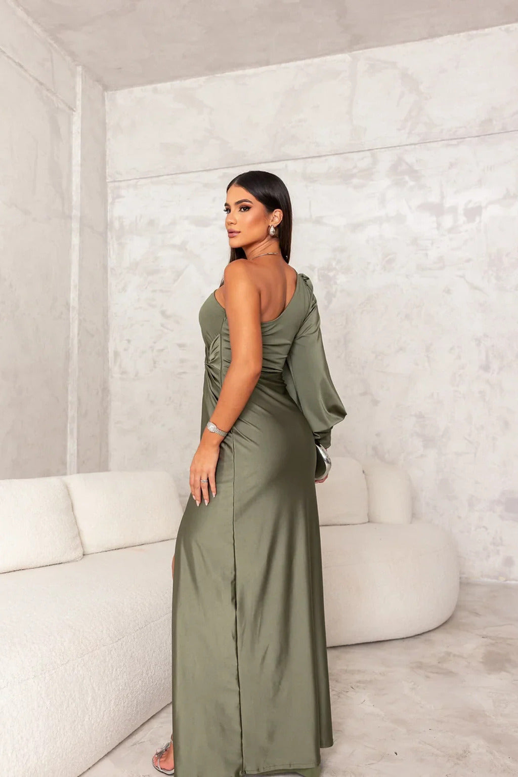 Mabel | Long Skirt Slit Dress