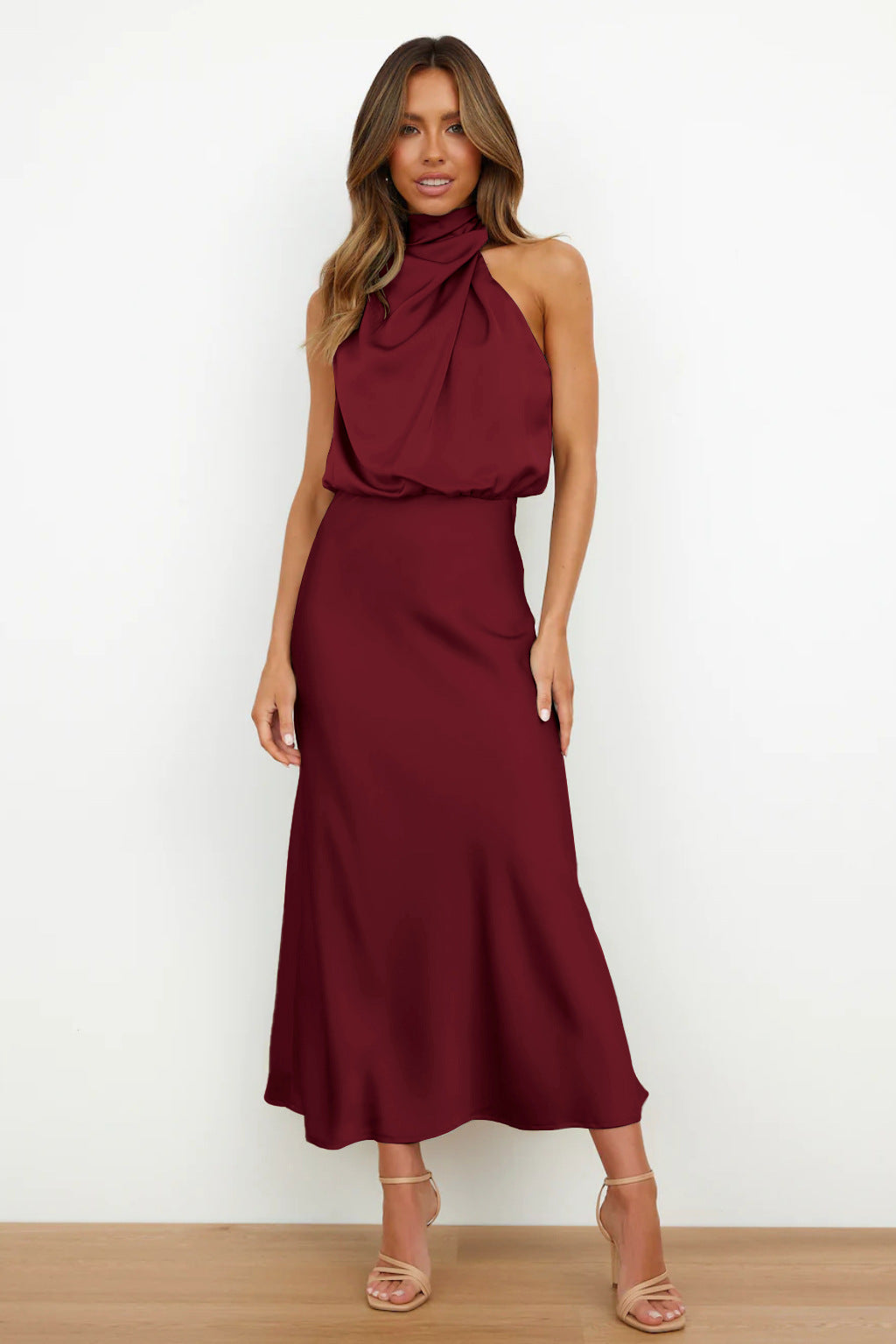 Alma | Halter Neck Dress