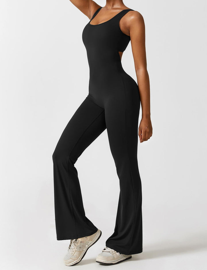 Ashley | V-Back Flared Jumpsuit