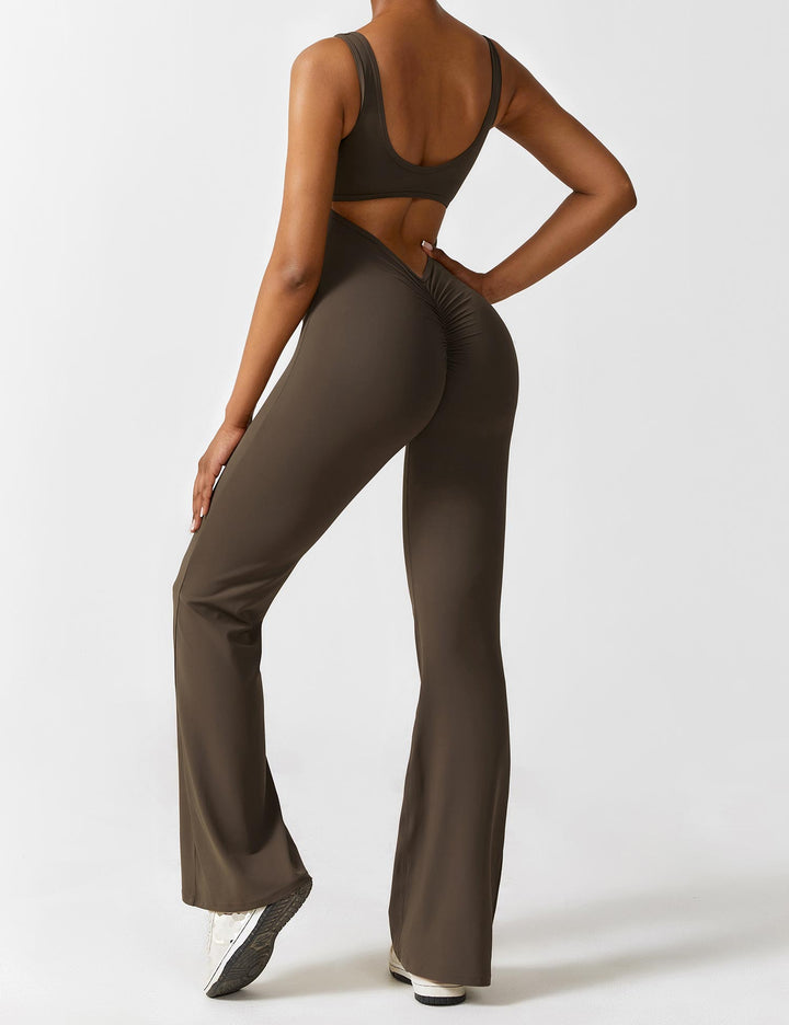 Ashley | V-Back Flared Jumpsuit