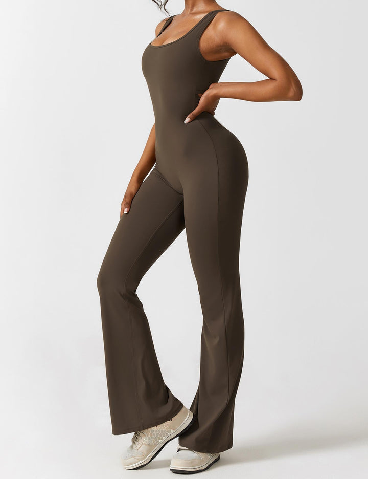 Ashley | V-Back Flared Jumpsuit