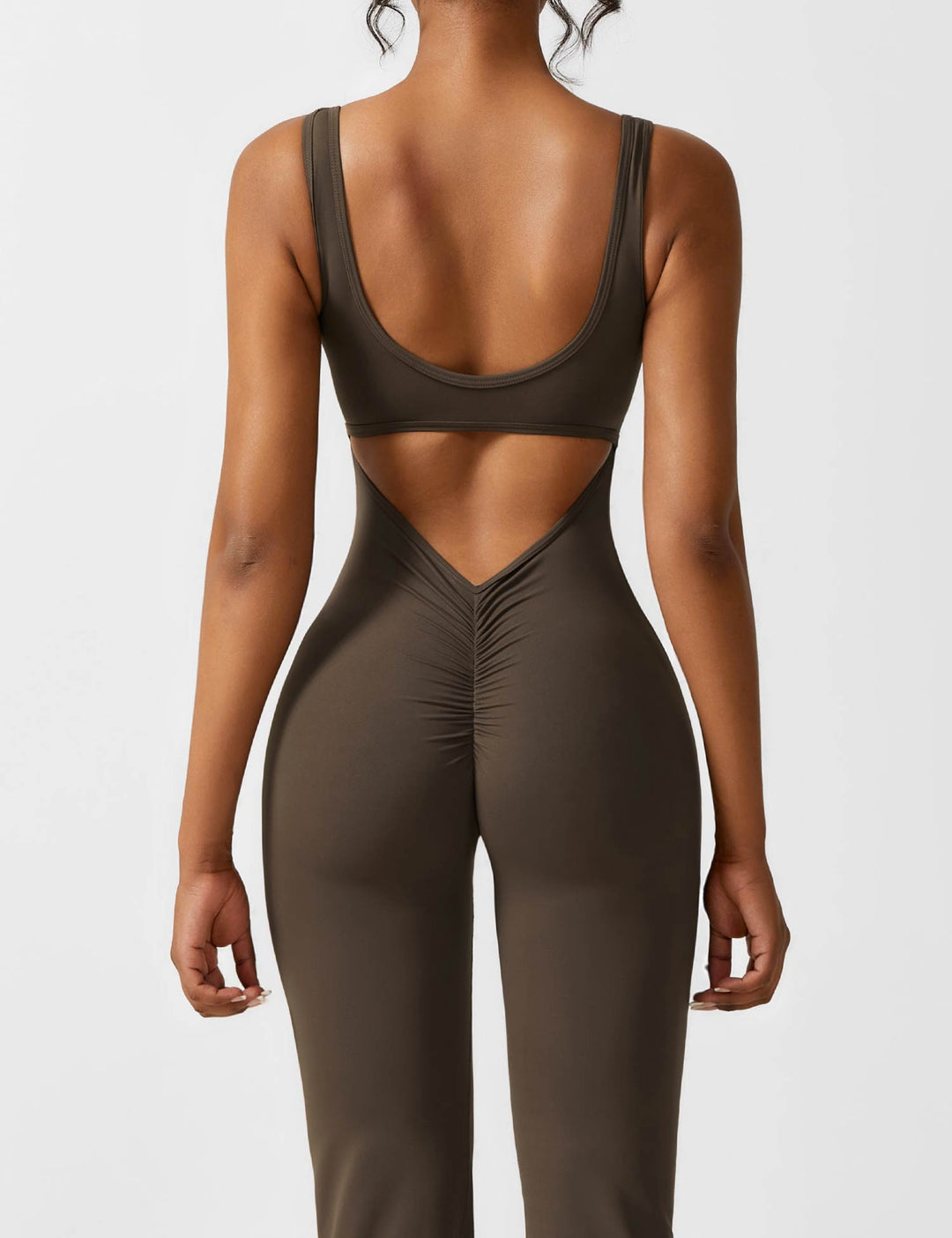 Ashley | V-Back Flared Jumpsuit