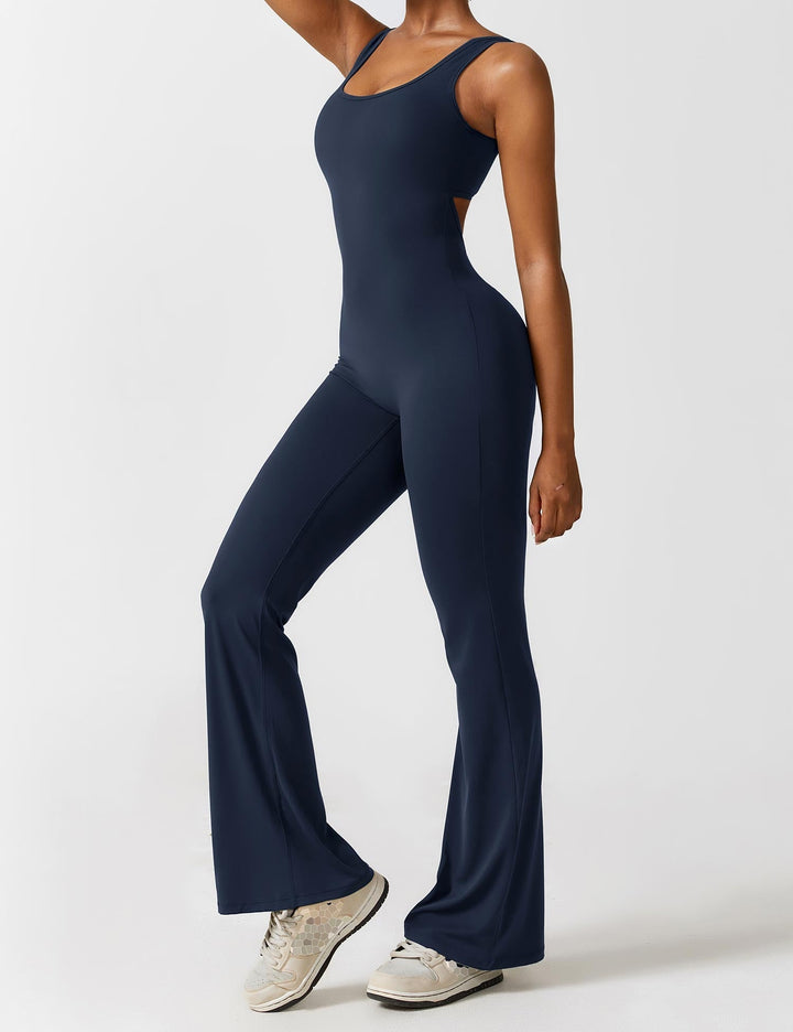 Ashley | V-Back Flared Jumpsuit