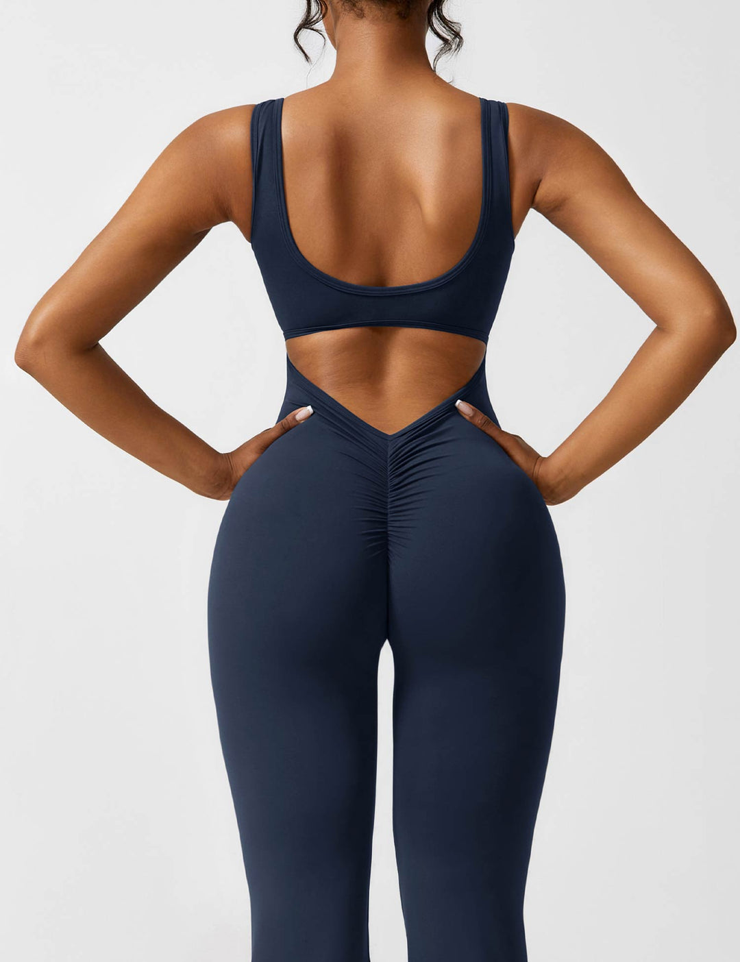 Ashley | V-Back Flared Jumpsuit