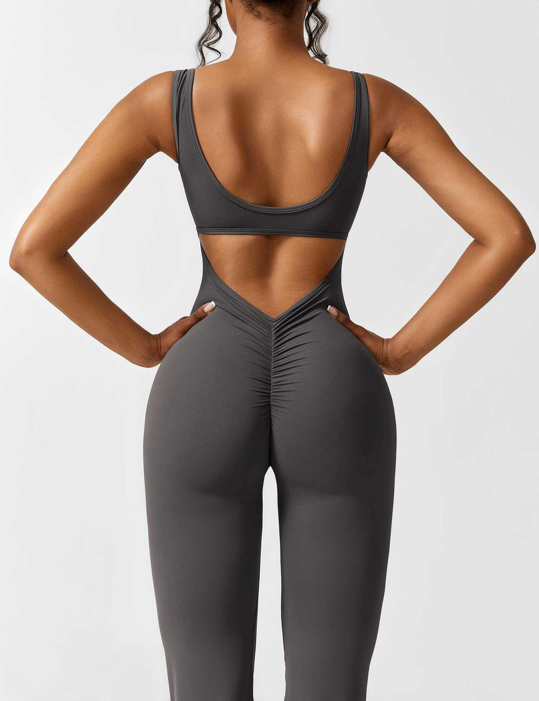 Ashley | V-Back Flared Jumpsuit