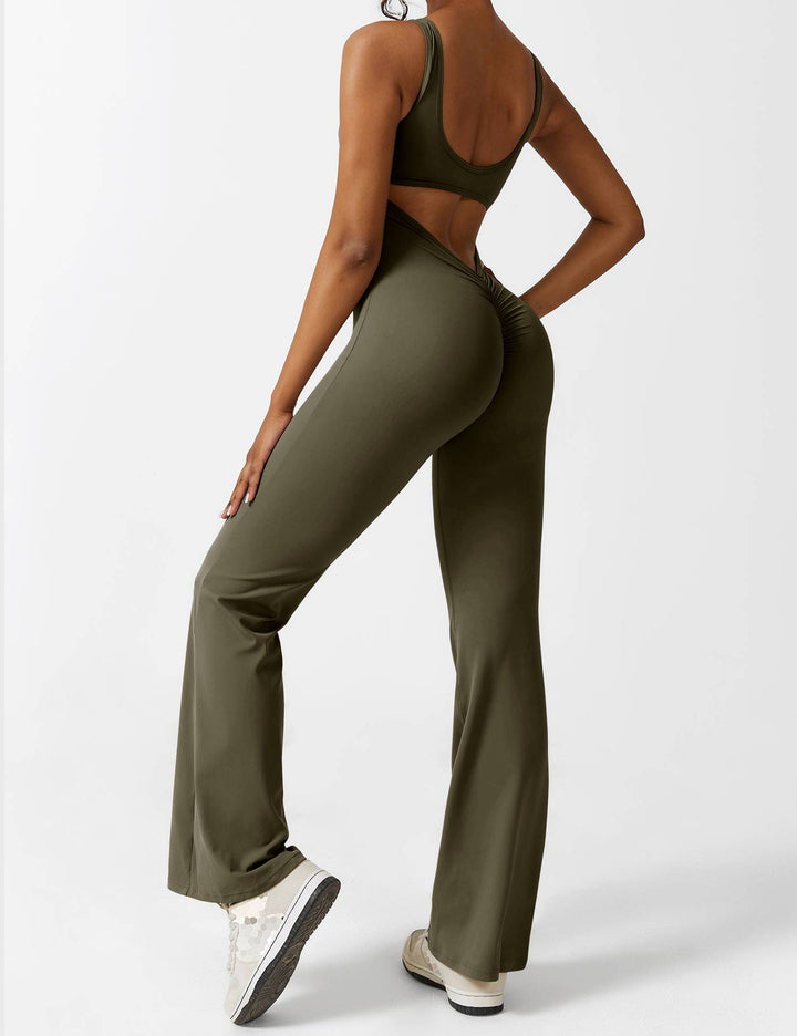 Ashley | V-Back Flared Jumpsuit