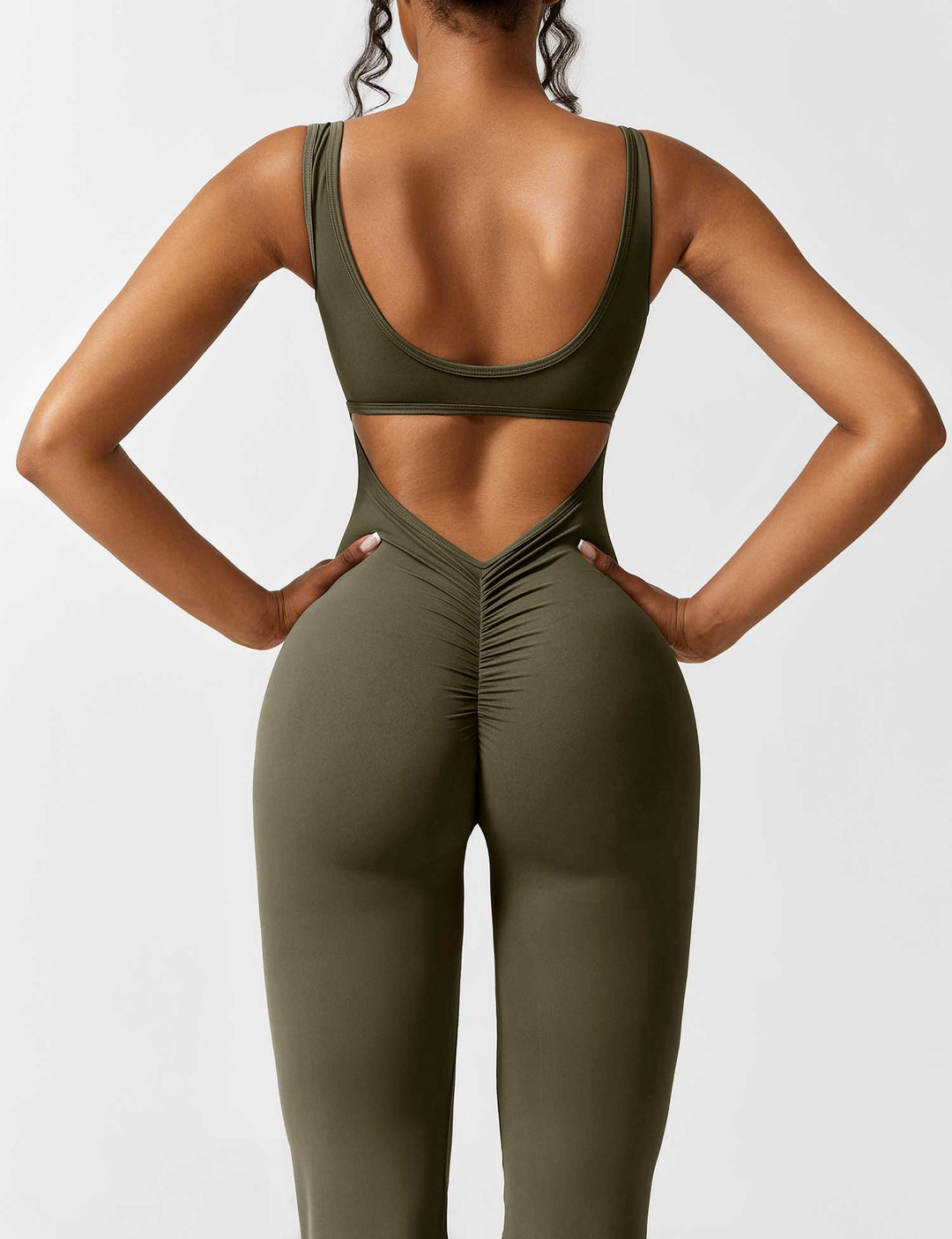 Ashley | V-Back Flared Jumpsuit