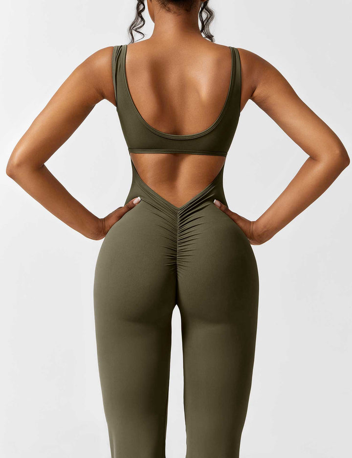 Ashley | V-Back Flared Jumpsuit