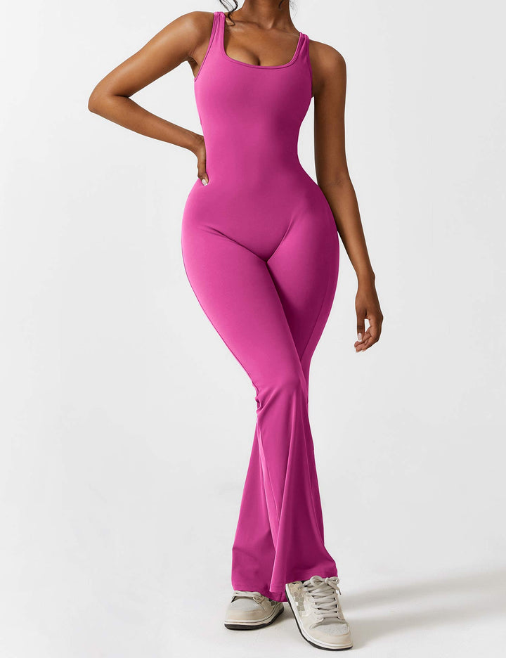Ashley | V-Back Flared Jumpsuit