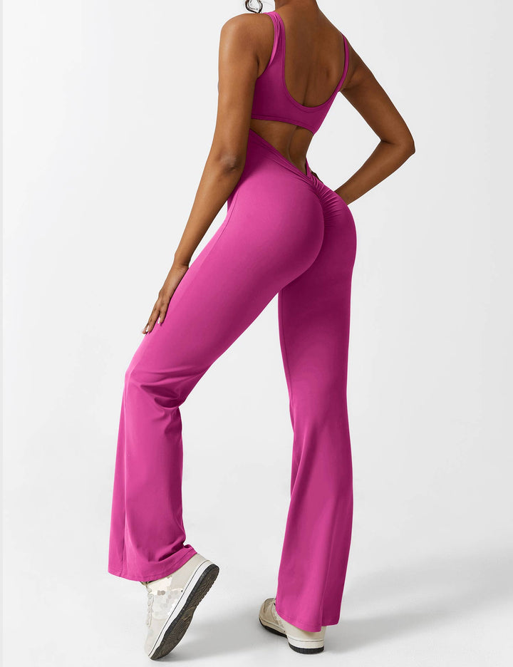 Ashley | V-Back Flared Jumpsuit