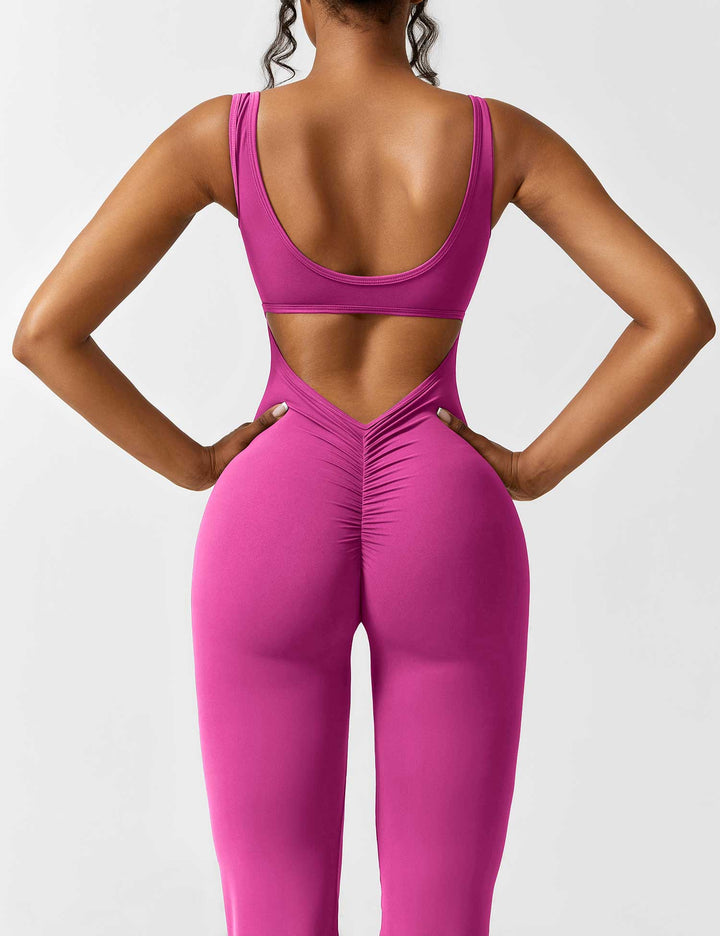 Ashley | V-Back Flared Jumpsuit